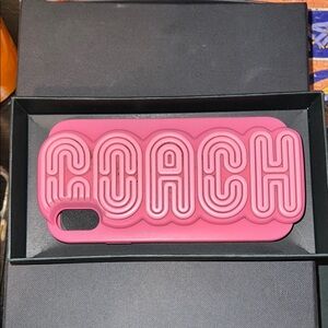 Coach Pink Retro iPhone XR Case
